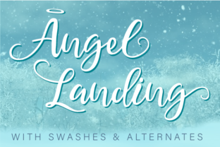 Angel Landing Script Font for Elegant Business Branding