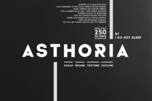 Asthoria Sans Serif Font for Modern Handmade Branding