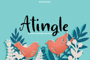 Atingle: A Casual Script Font for Branding and Design