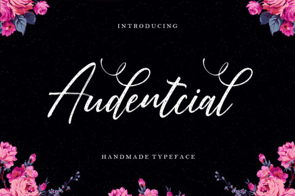 Audentcial: The Handwritten Font for Campaign Creatives
