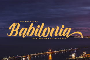 Babilonia: A Vintage Script Font for Wedding and Branding Design