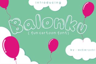 Balonku: A Playful Decorative Font for Designers