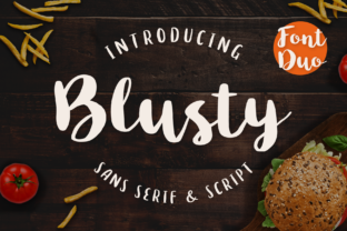 Blusty Duo: The Handwritten Script Font for Memorable Branding