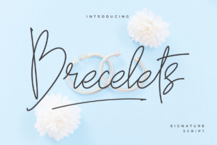 Brecelets: The Signature Script Font for Handmade Typography