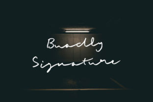 Buadly: A Modern Signature Font for Elegant Designs