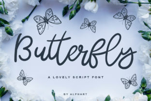 Butterfly Script: A Sweet Handwritten Font for Crafters and Sellers