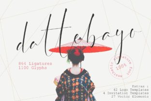 Dattebayo: The Luxurious Script Font for Crafters and Sellers