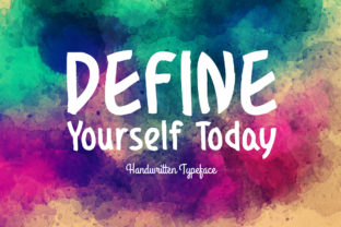 Define Yourself Today: A Bold Script Font for Personal Branding
