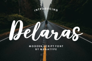 Delaras Bold Brush Script Font for Handmade Sellers