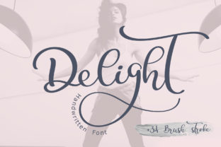 Delight: A Chic Handwritten Calligraphy Font for Branding