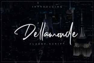 Dellamonde Script: A Luxury Font for Timeless Campaigns