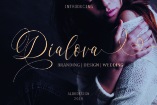 Dialova: A Stylish Calligraphy Font for Digital Creators