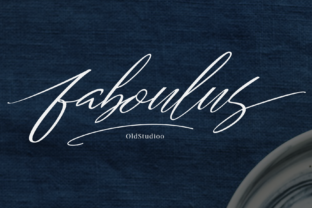 Faboulus: A Handwritten Script Font for Maker Projects
