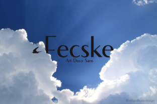 Fecske: An Art Deco Sans Serif Font for Editorial Design