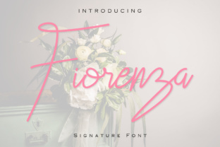Fiorenza: A Modern Signature Font for Campaign Design