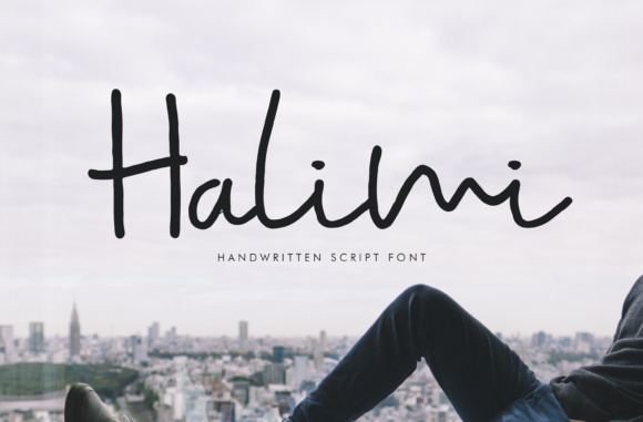 Halimi – A Fashionable Handwriting Script Font for Creators