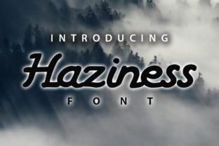 Haziness Font for Grungy Handwritten Web Typography