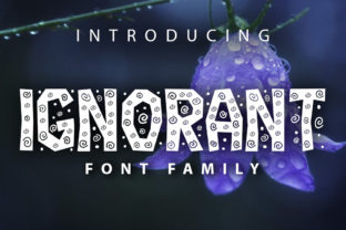 Ignorant Font for Bold Café Branding Projects