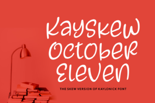 Kayskew October Eleven: A Script Font for Campaign Design