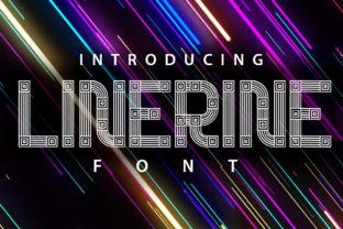 Linerine Decorative Font for Makers and Creative Shops