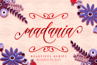 Madania Script: A Modern Elegant Typeface for Web Designers