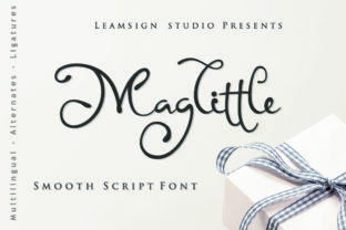 Maglittle: A Script Font for Editorial Design