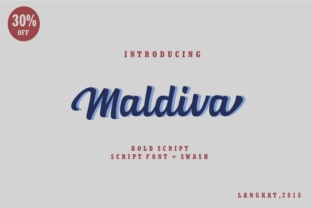 Maldiva Script: A Bold Handwritten Font for Web Design