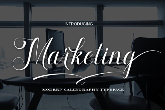 Marketing Script Font for Handmade Campaign Branding
