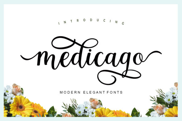 Medicago: A Modern Script Font That Elevates Business Branding