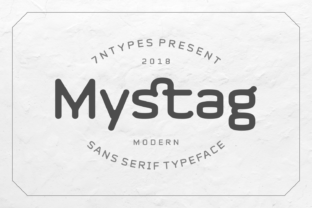Mystag: A Bold Rounded Sans Serif Font for Editorial Headings