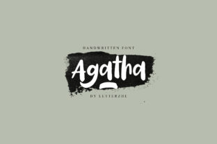Reviewing the Agatha Font: A Bold Handwritten Typeface