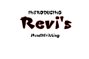 Revis Font: Bold Handwritten Typeface for Makers