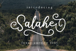 Salahe Font: A Handwritten Typography Treasure for Crafters