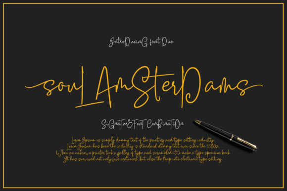 Soul Amsterdams Duo Font for Modern Branding Projects