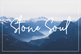 Stone Soul Handmade Calligraphy Font for Business Branding