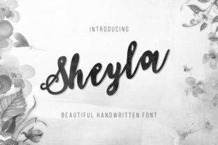The Sheyla Font: Chic Handwritten Typography for Editorial Design