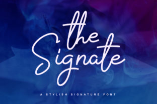 The Signate: A Luxurious Handwritten Font for Editorial Design