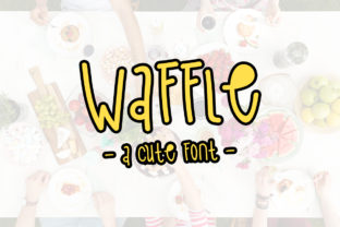 Waffle: A Fun Script Typeface for Editorial Design