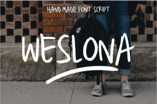 Weslona Playful Script Font for Happy Branding Projects