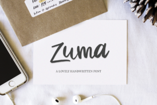 Zuma: A Smooth Handwritten Font for Natural Digital Content